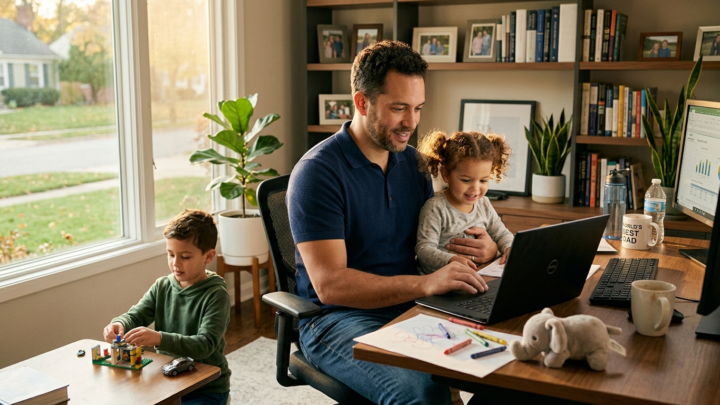 Work-life balance for fædre - Karriere uden at gå glip af barndomstid