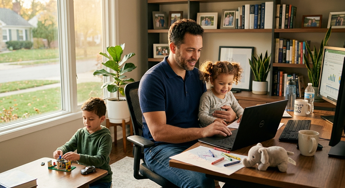 Work-life balance for fædre - Karriere uden at gå glip af barndomstid